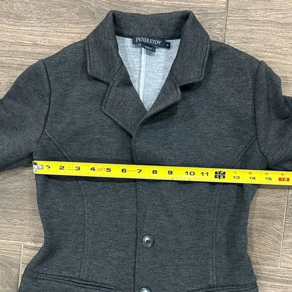Pendleton Women's Charcoal Blazer - Picture 6 of 8